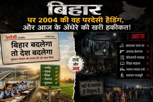 बिहार पर 2004 की वह परदेसी हैडिंग, और आज के अँधेरे की खरी हकीकत!