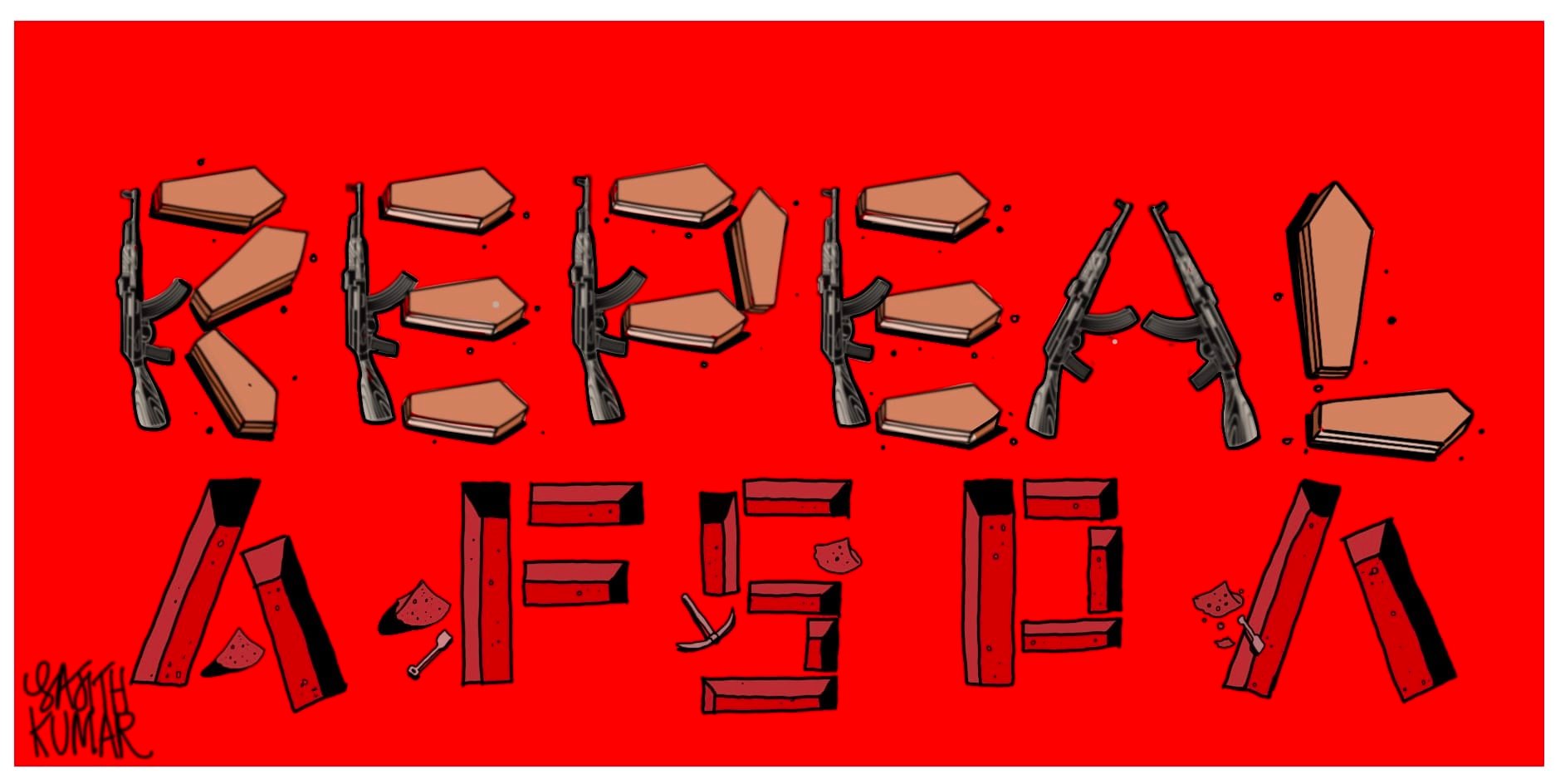 सजीत कुमार का कार्टून, डेक्कन हेराल्ड