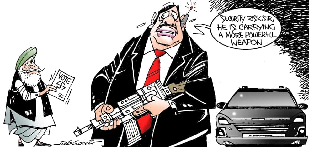 कार्टूनिस्ट सुभानी, डेक्कन क्रॉनिकल