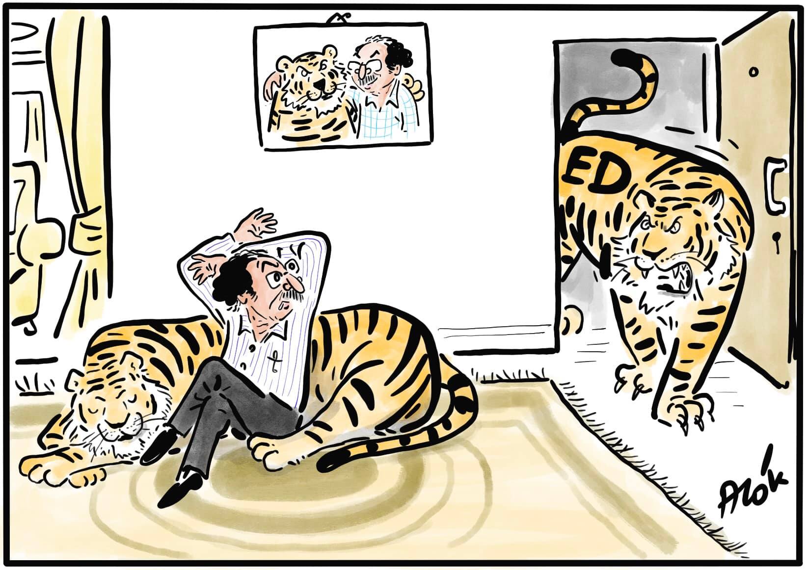 आलोक निरंतर का कार्टून, सकाल मीडिया ग्रुप