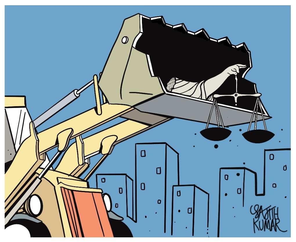 सजीत कुमार का कार्टून, डेक्कन हेराल्ड