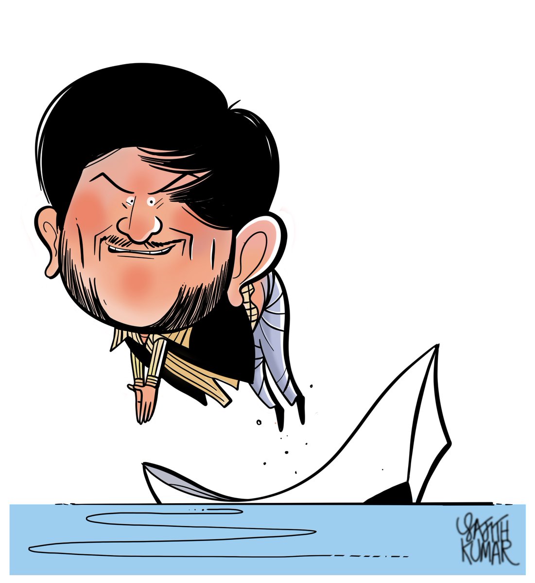 सजीत कुमार का कार्टून, डेक्कन हेराल्ड