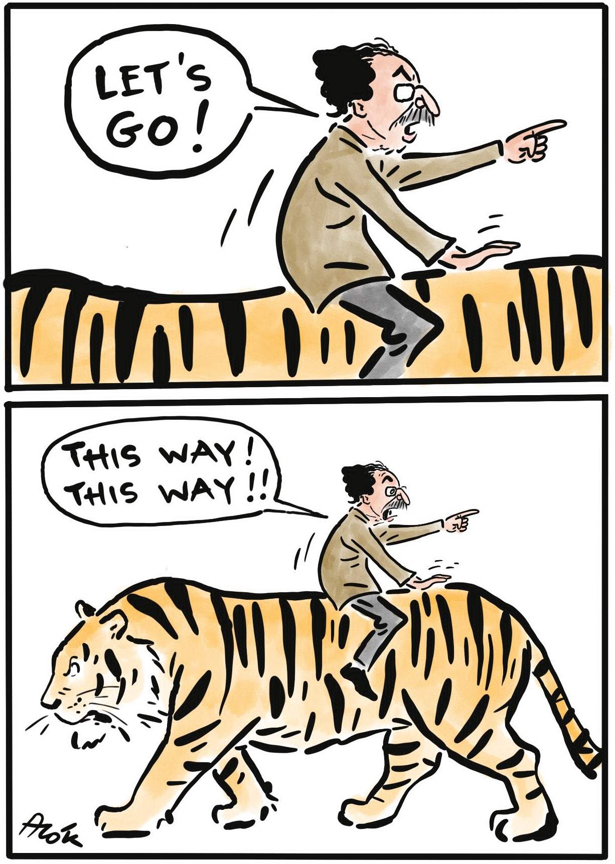 आलोक निरंतर का कार्टून, सकाल मीडिया ग्रुप