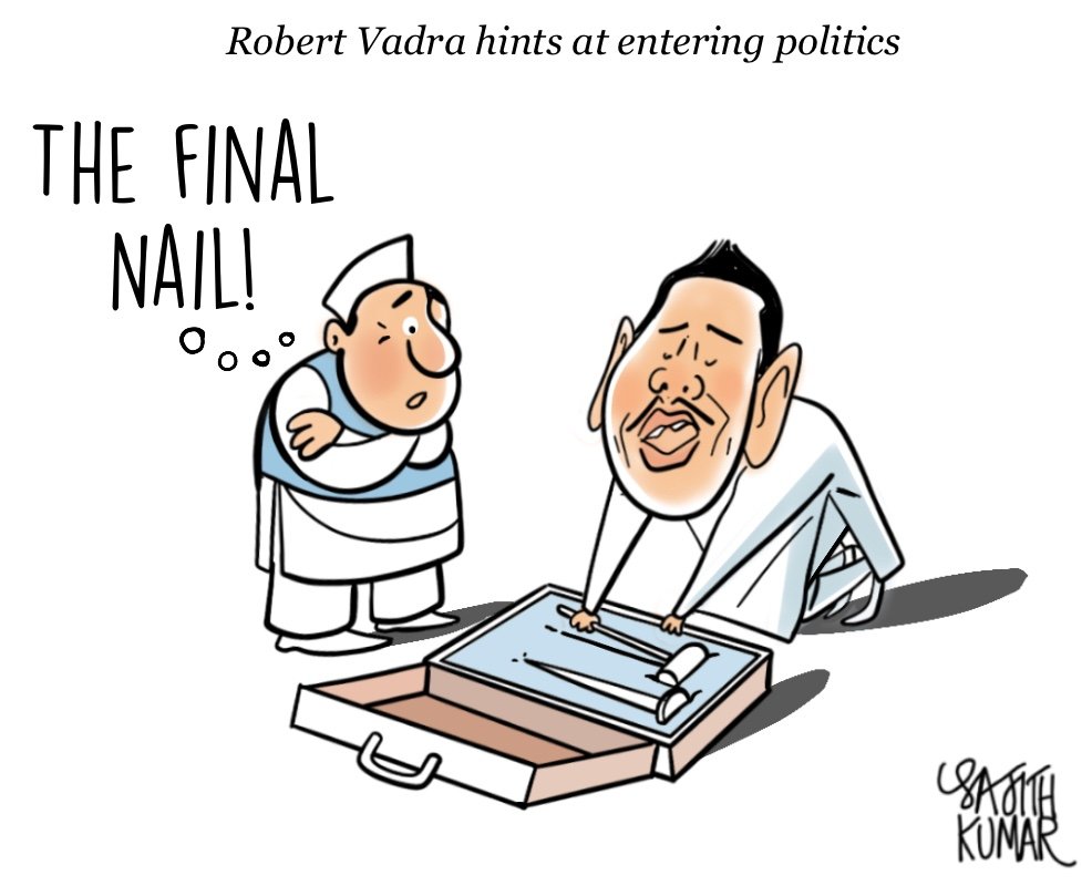 सजीत कुमार का कार्टून, डेक्कन हेराल्ड