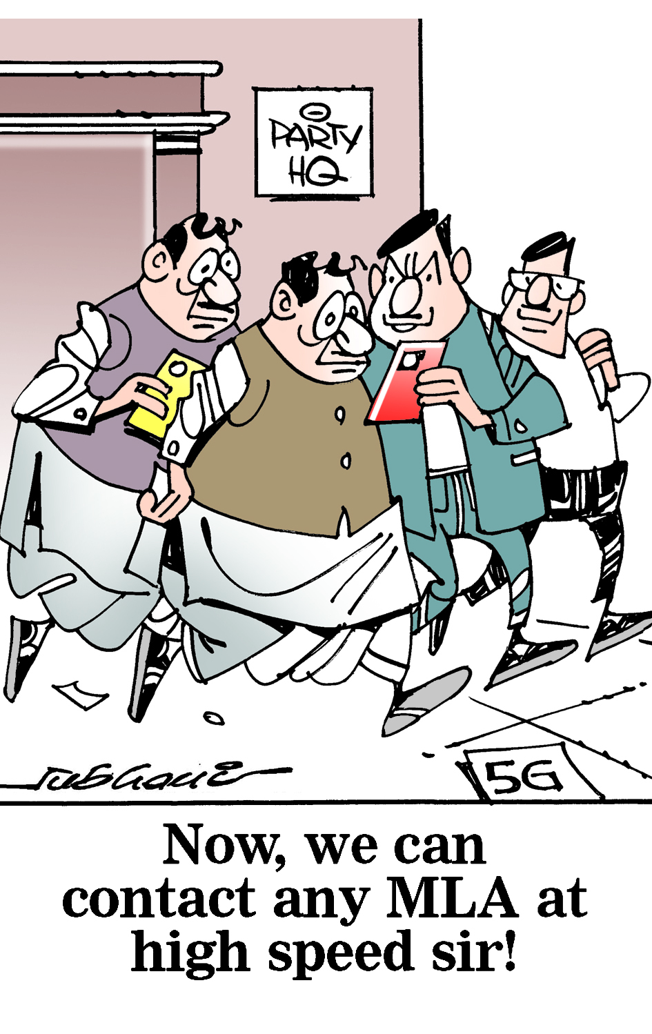 कार्टूनिस्ट सुभानी, डेक्कन क्रॉनिकल