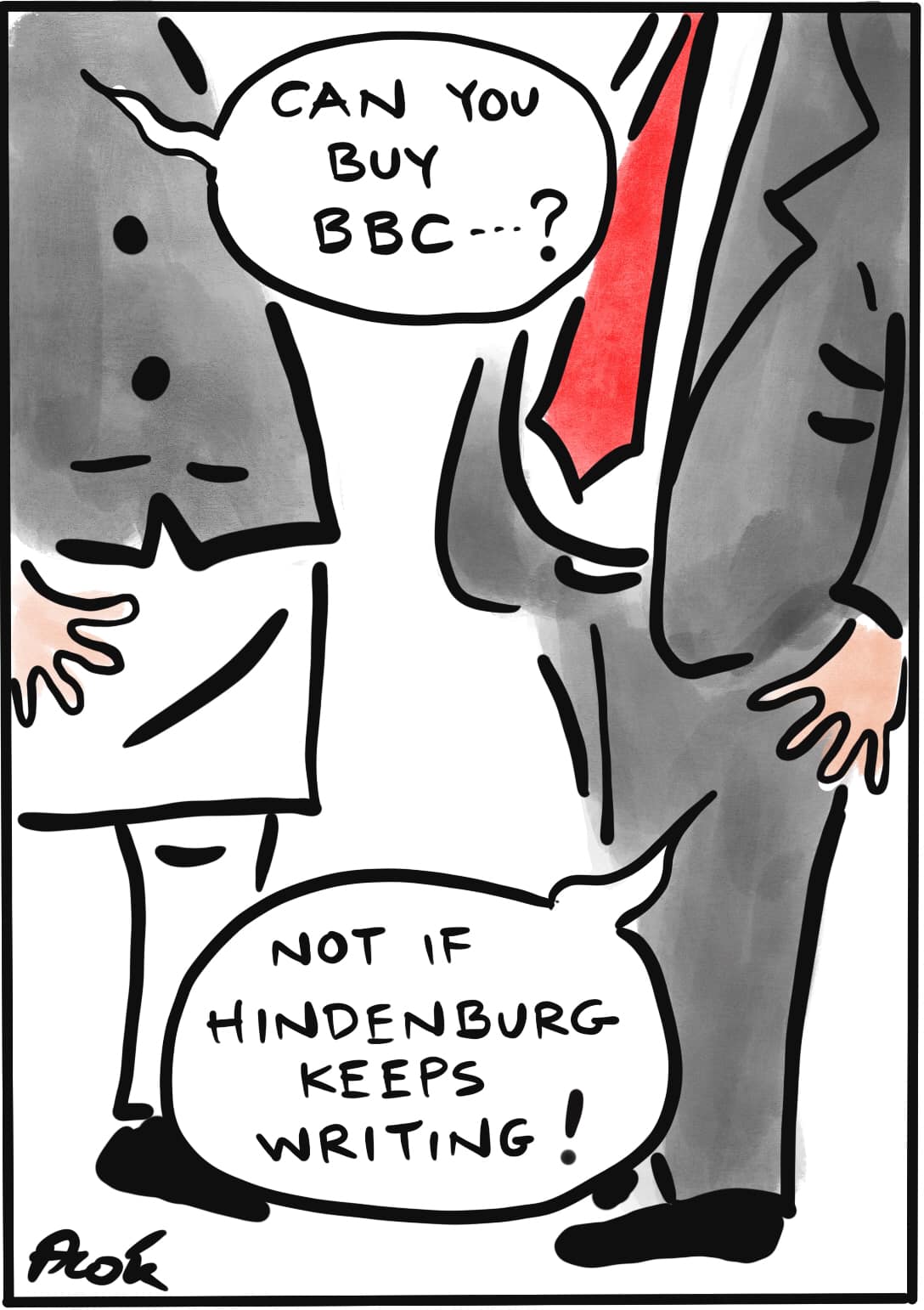 आलोक निरंतर का कार्टून, सकाल मीडिया ग्रुप