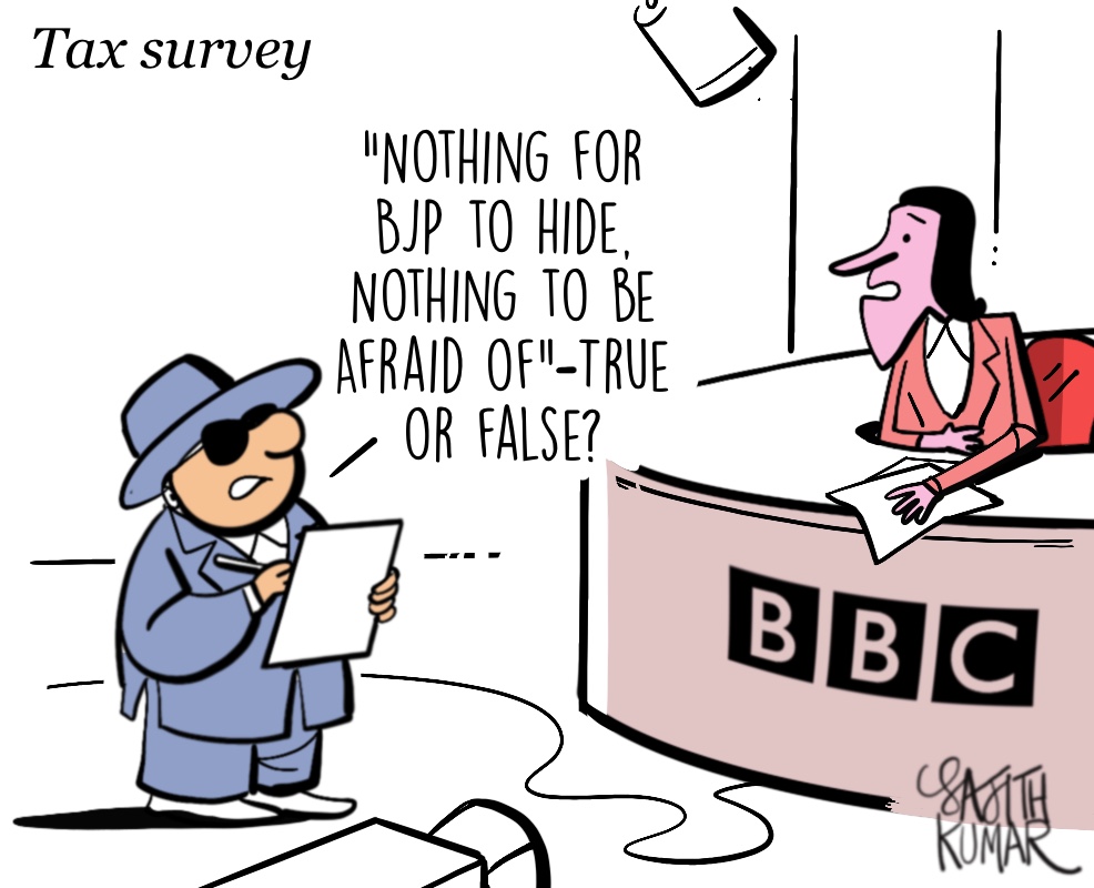 सजीत कुमार का कार्टून, डेक्कन हेराल्ड