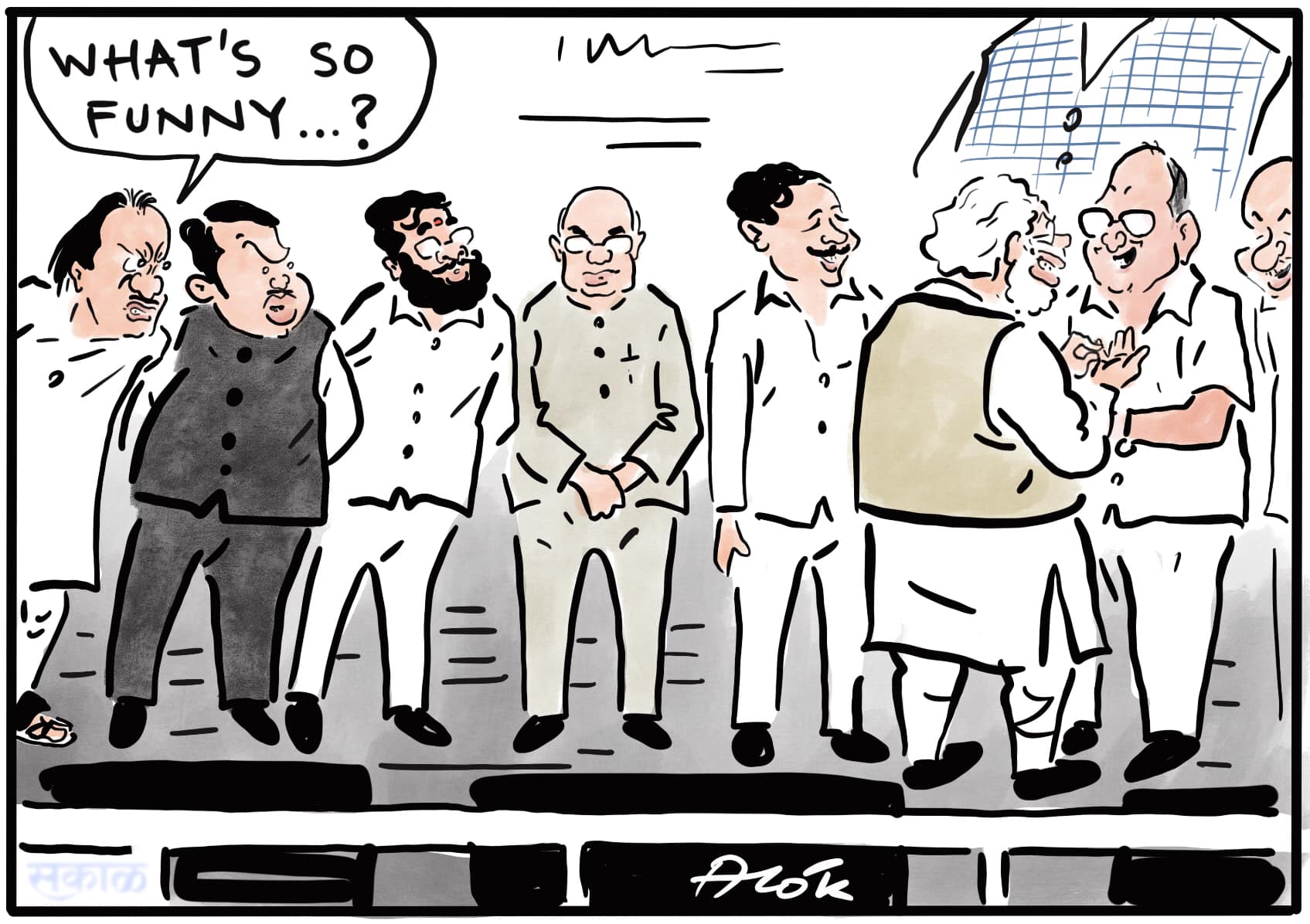 आलोक निरंतर का कार्टून, सकाल मीडिया ग्रुप