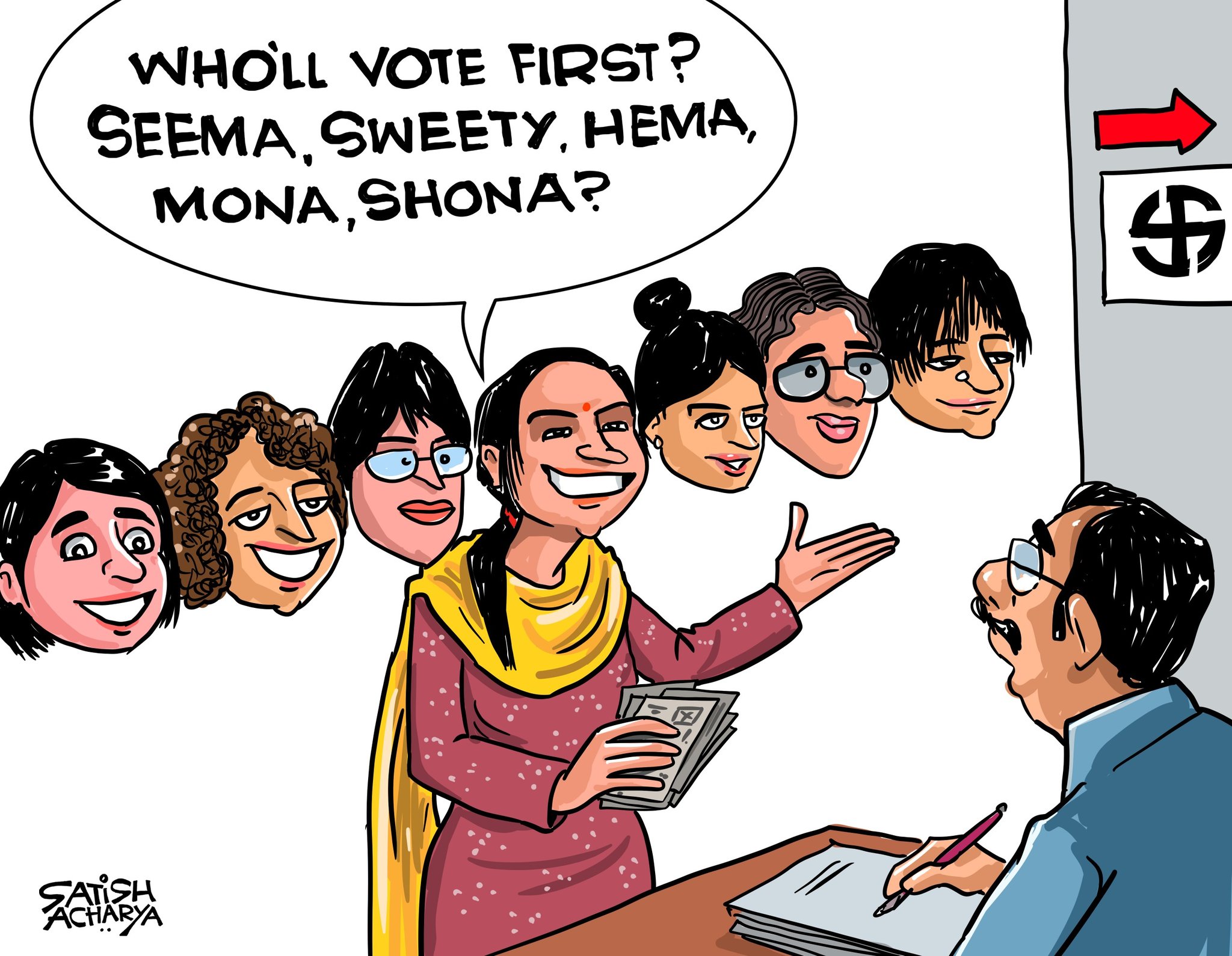 कार्टूनिस्ट सतीश आचार्य