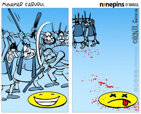 कार्टूनिस्ट मंजुल, फर्स्टपोस्ट