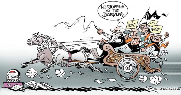 कार्टूनिस्ट सुभानी, डेक्कन क्रॉनिकल