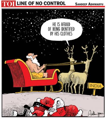 कार्टूनिस्ट संदीप अध्वर्यू, टाईम्स ऑफ इंडिया 