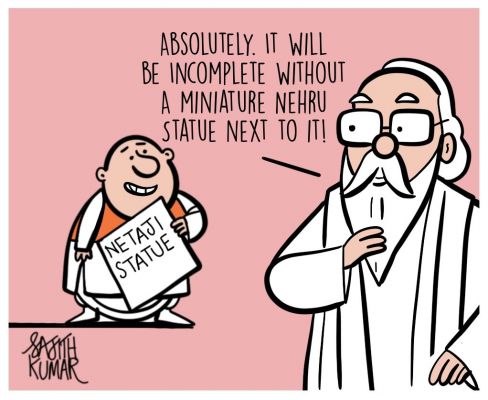 सजीत कुमार का कार्टून, डेक्कन हेराल्ड