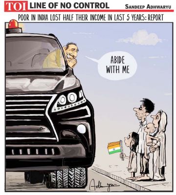 कार्टूनिस्ट संदीप अध्वर्यू, टाईम्स ऑफ इंडिया