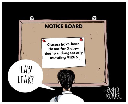 सजीत कुमार का कार्टून, डेक्कन हेराल्ड