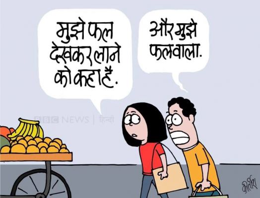 कीर्तिश भट्ट का कार्टून बीबीसी पर