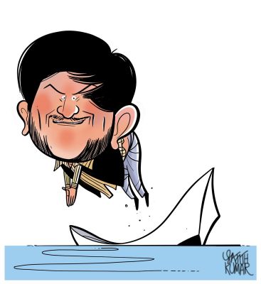 सजीत कुमार का कार्टून, डेक्कन हेराल्ड