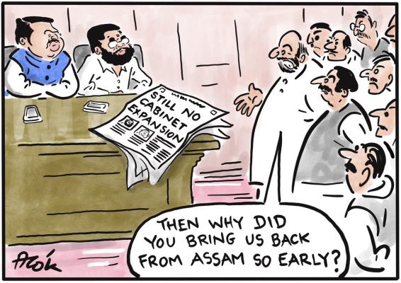 आलोक निरंतर का कार्टून, सकाल मीडिया ग्रुप