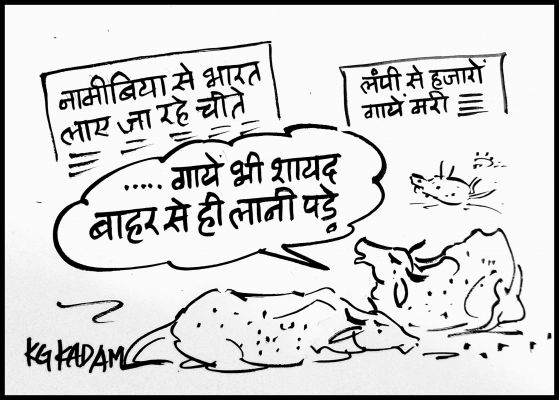 कार्टूनिस्ट के जी कदम