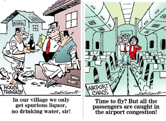 कार्टूनिस्ट सुभानी, डेक्कन क्रॉनिकल