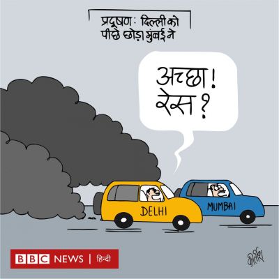 कीर्तिश भट्ट का कार्टून बीबीसी पर