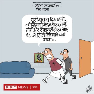 कीर्तिश भट्ट का कार्टून बीबीसी पर