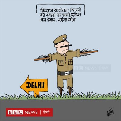 कीर्तिश भट्ट का कार्टून बीबीसी पर