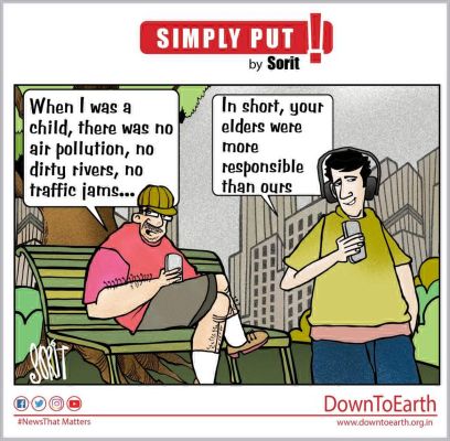 कार्टूनिस्ट सोरिट डाउन टू अर्थ