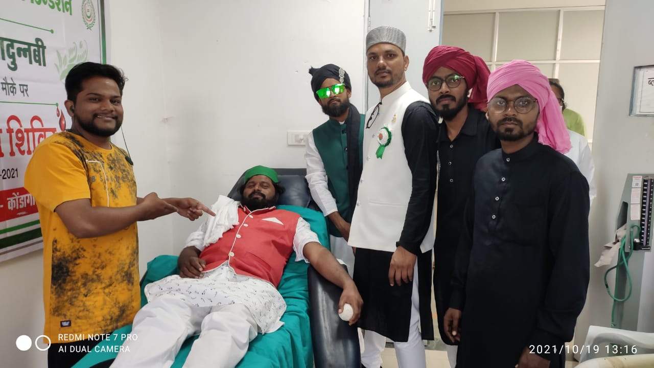 ईद मिलादुन्नबी पर रक्तदान ईद मिलादुन्नबी पर रक्तदान