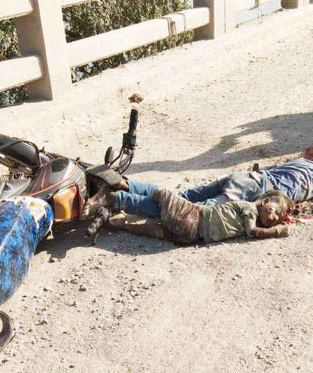 सडक़ हादसे में चाचा-भतीजे की मौत