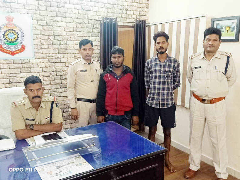 गांजा तस्करी से जुड़े लिंक का पर्दाफाश, दो ठिकानों में दबिश, 2 साथी गिरफ्तार