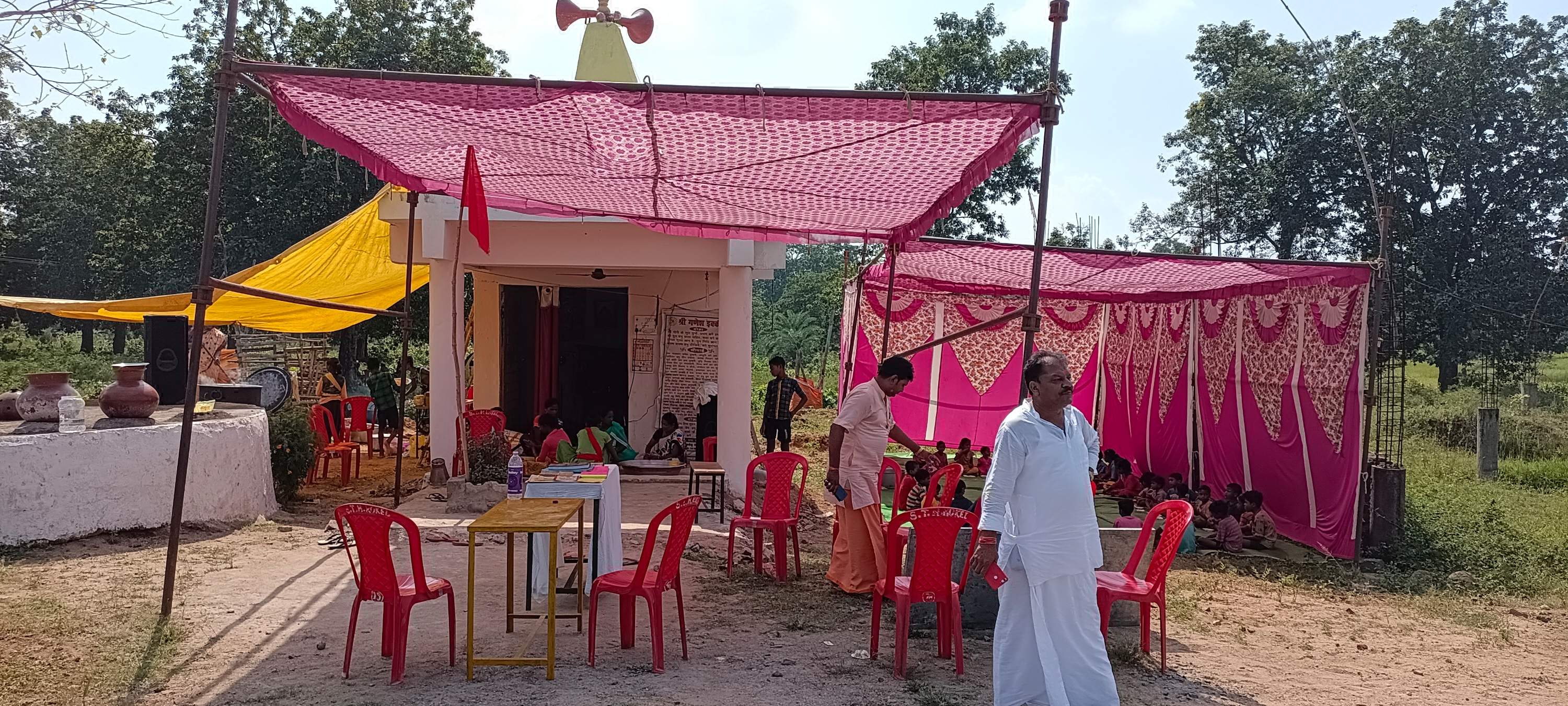 गणेश मंदिर की प्राण प्रतिष्ठा, भंडारा