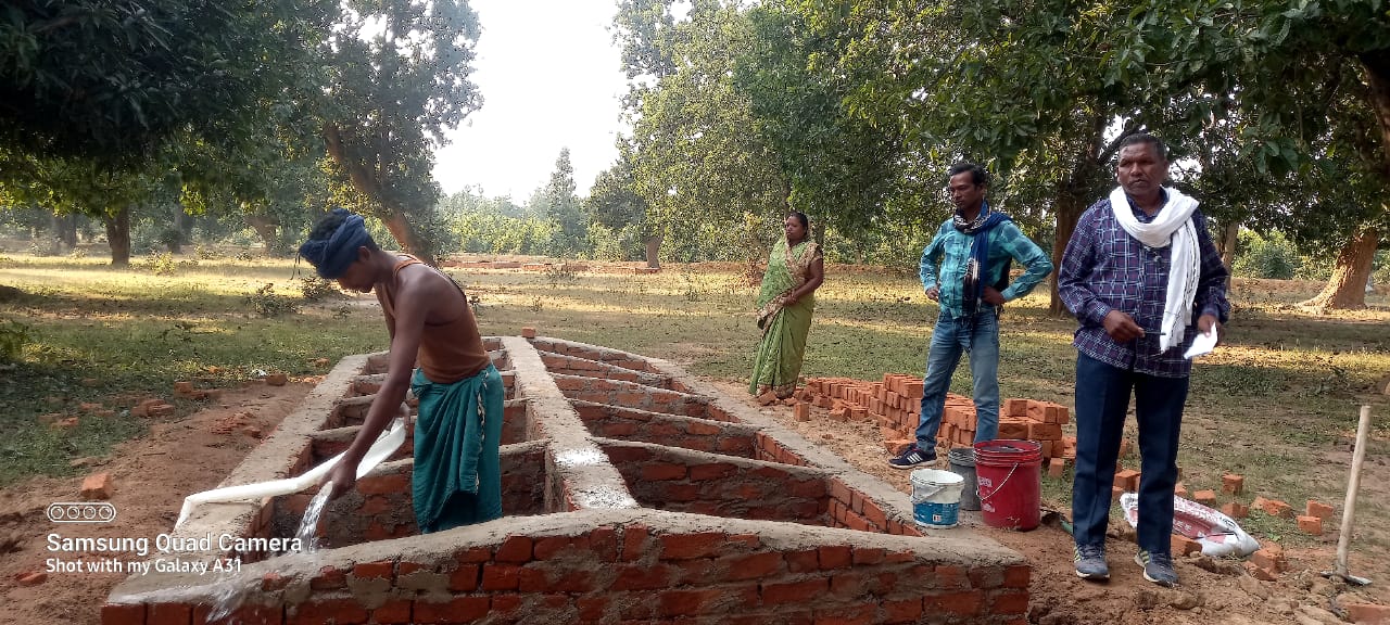 नवीन ग्राम पंचायत में गौठान निर्माण होने से ग्रामीणों में हर्ष