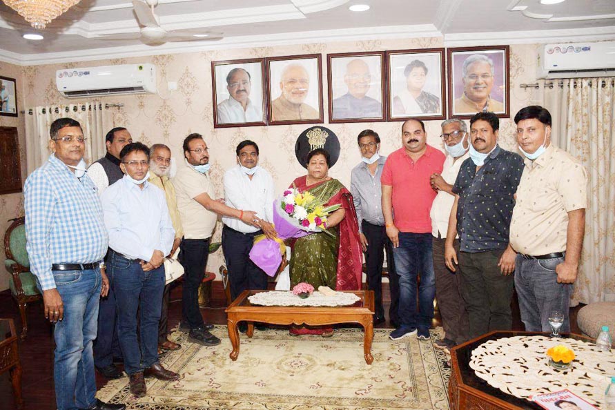 उसना चावल लेने की मांग, राज्यपाल से मिले मिलर्स