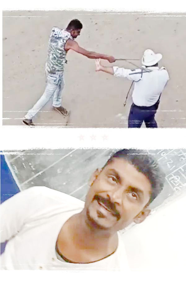 ड्यूटी पर तैनात पुलिसकर्मी से गाली-गलौज, मारपीट, गिरफ्तार