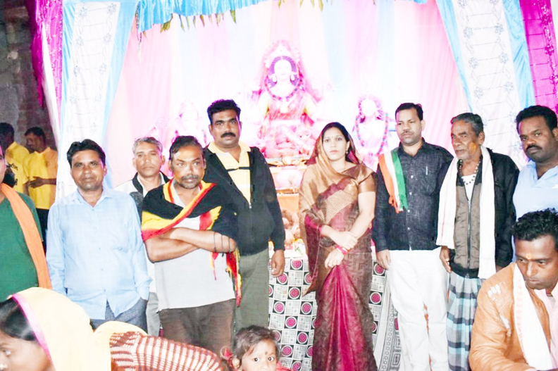 महालक्ष्मी पूजन कार्यक्रम में शामिल हुईं विधायक उत्तरी जांगड़े