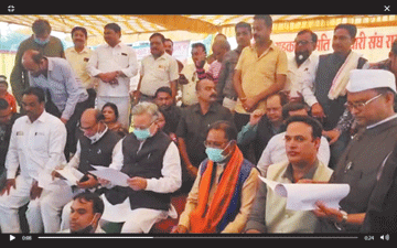  सहकारी कर्मचारी हड़ताल पर रमन सिंह-विष्णुदेव साय ने किया समर्थन