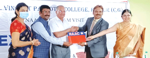 पैलोटी कॉलेज को नैक में बी+ग्रेड