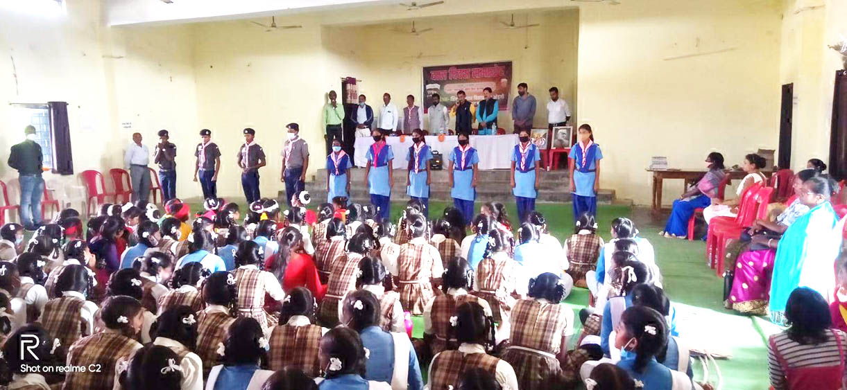 कोरोना जागरूकता रैली के साथ ओडग़ी में मनाया बाल दिवस