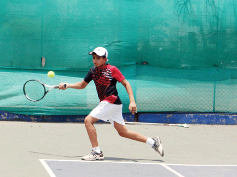  लान टेनिस स्पर्धा,  मुकाबलों के नतीजे