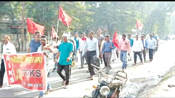 किसान सभा ने पूरे प्रदेश में निकाले गए जुलूस कहा, सब याद रखा जाएगा, समर्थन मूल्य