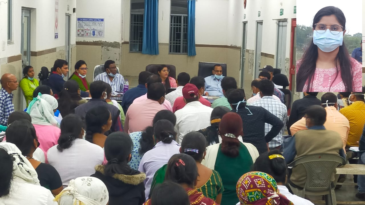 स्वास्थ्य सुविधा को बेहतर करने एसडीएम ने ली बैठक