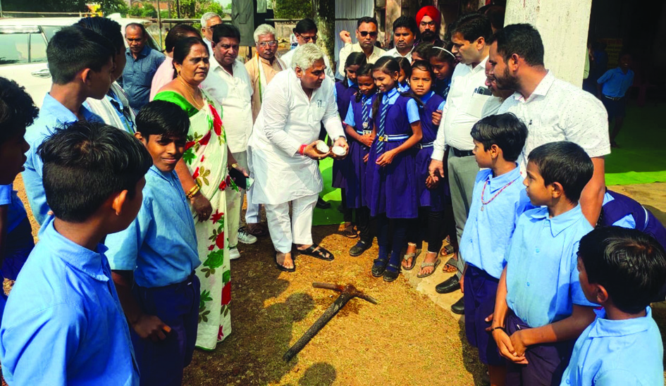 वोरा ने किया 40 लाख के कार्य का भूमिपूजन