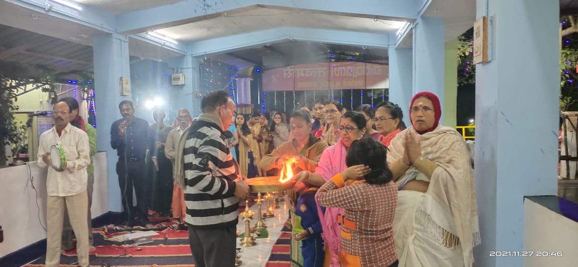 अयप्पा मंदिर में मंडल व्रत पूजा