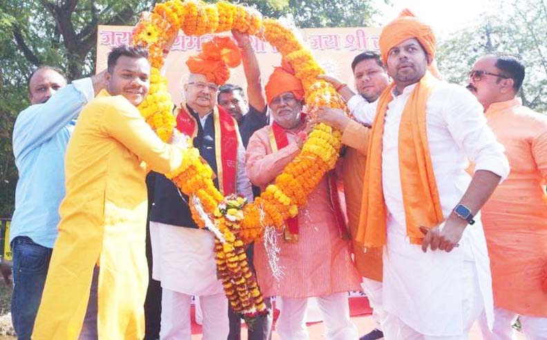 धर्मांतरण के विरोध में भिलाई-दुर्ग में विशाल बाईक रैली