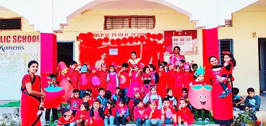 जोगपाल स्कूल में मना गया रेड डे