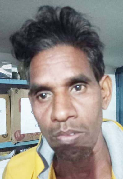 चोरी के सामान समेत आरोपी पकड़ाया