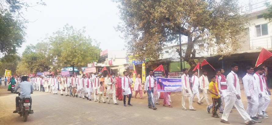 अखंड श्री दुर्गा चालीसा पाठ-नशामुक्ति रैली