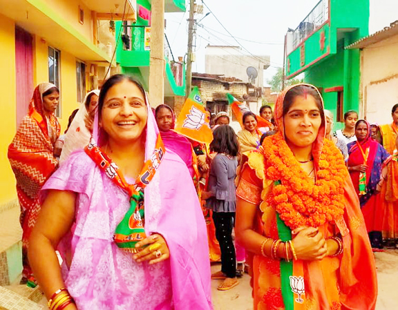 पूर्व जिपं. अध्यक्ष ने किया भाजपा प्रत्याशी का प्रचार