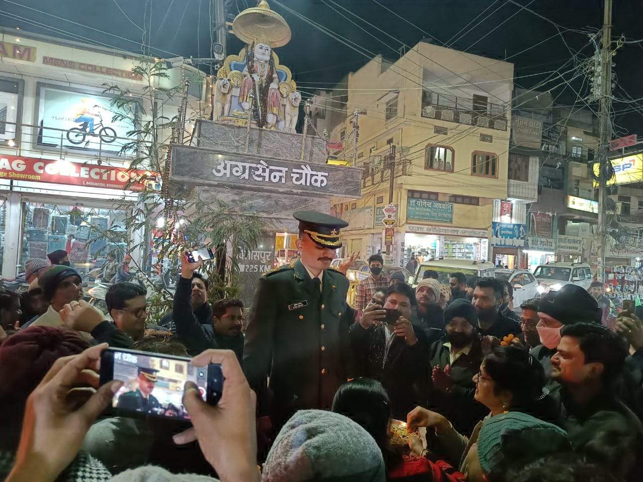 नवनियुक्त लेफ्टिनेंट सोमिल अग्रवाल का अंबिकापुर में भव्य स्वागत